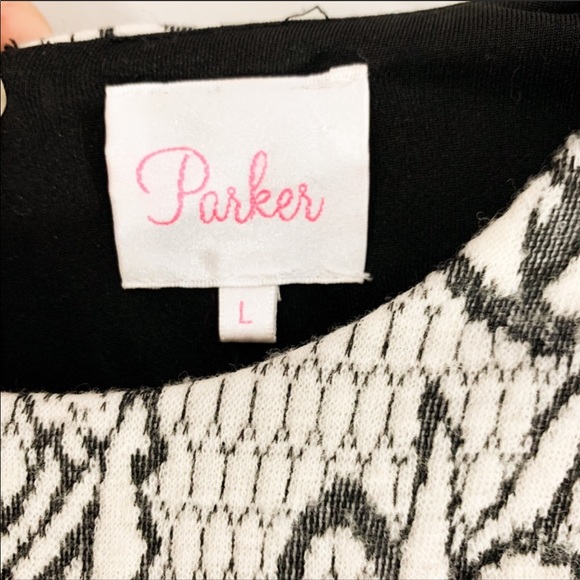 Parker by Revolve Wool Blend Long Sleeve Blanche Sheathe Dress Size Large - Picture 10 of 12